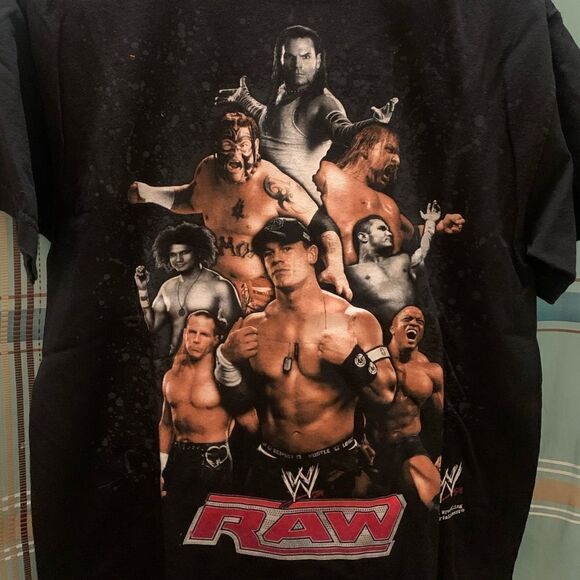 Vintage ruthless aggression era WWE T-shirt RAW size L - Picture 1 of 2